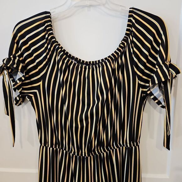 Tacera Striped Jumpsuit sz L - Picture 7 of 7